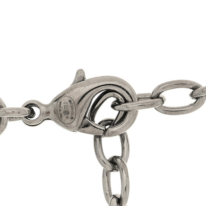 Chanel Ruthenium Crystal Chain CC Choker Necklace 4 of 5