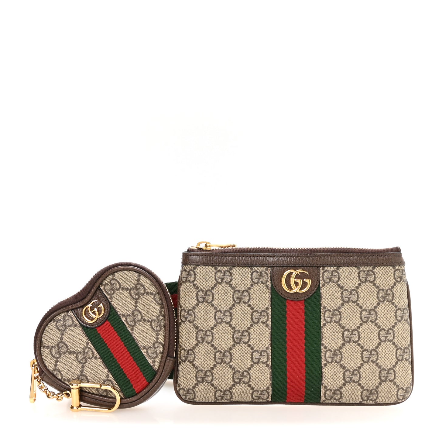 GG Supreme Monogram Web Ophidia Utility Belt 100 40 Beige Ebony New Acero