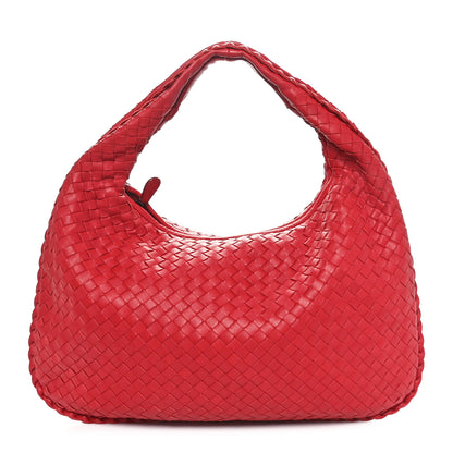 Bottega Veneta Nappa Intrecciato Medium Veneta Hobo Red 1 of 12