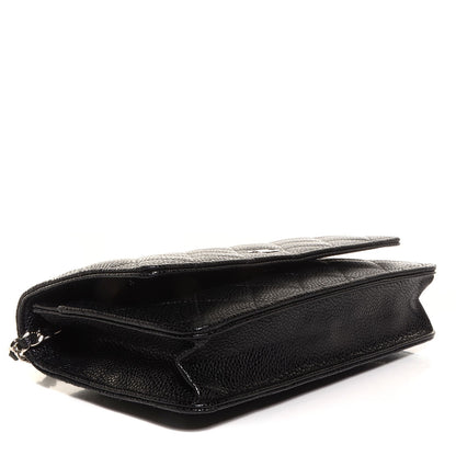 Chanel Caviar Quilted Wallet On Chain WOC Black 5 of 9