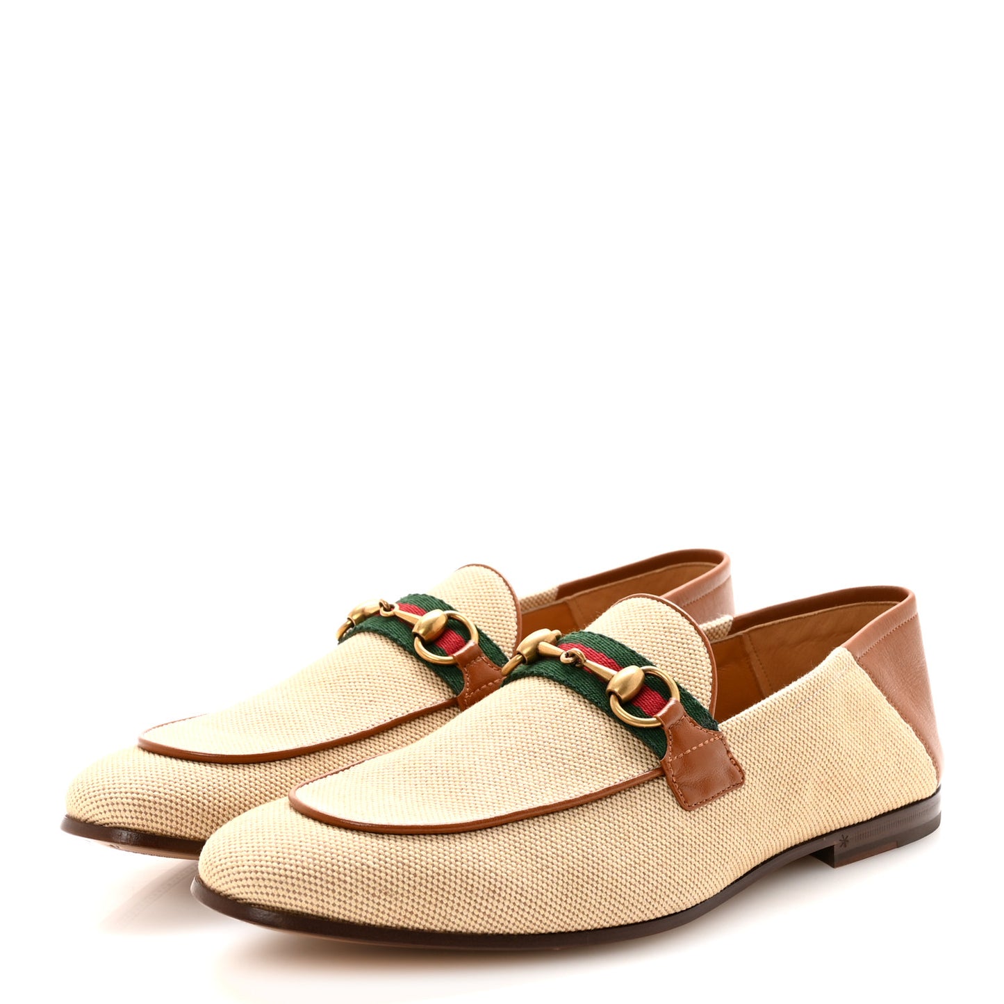 Canvas Web Mens Brixton Horsebit Loafers 8 Sand Light Cuir