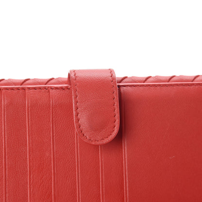Bottega Veneta Nappa Intrecciato Continental Wallet Red 10 of 11