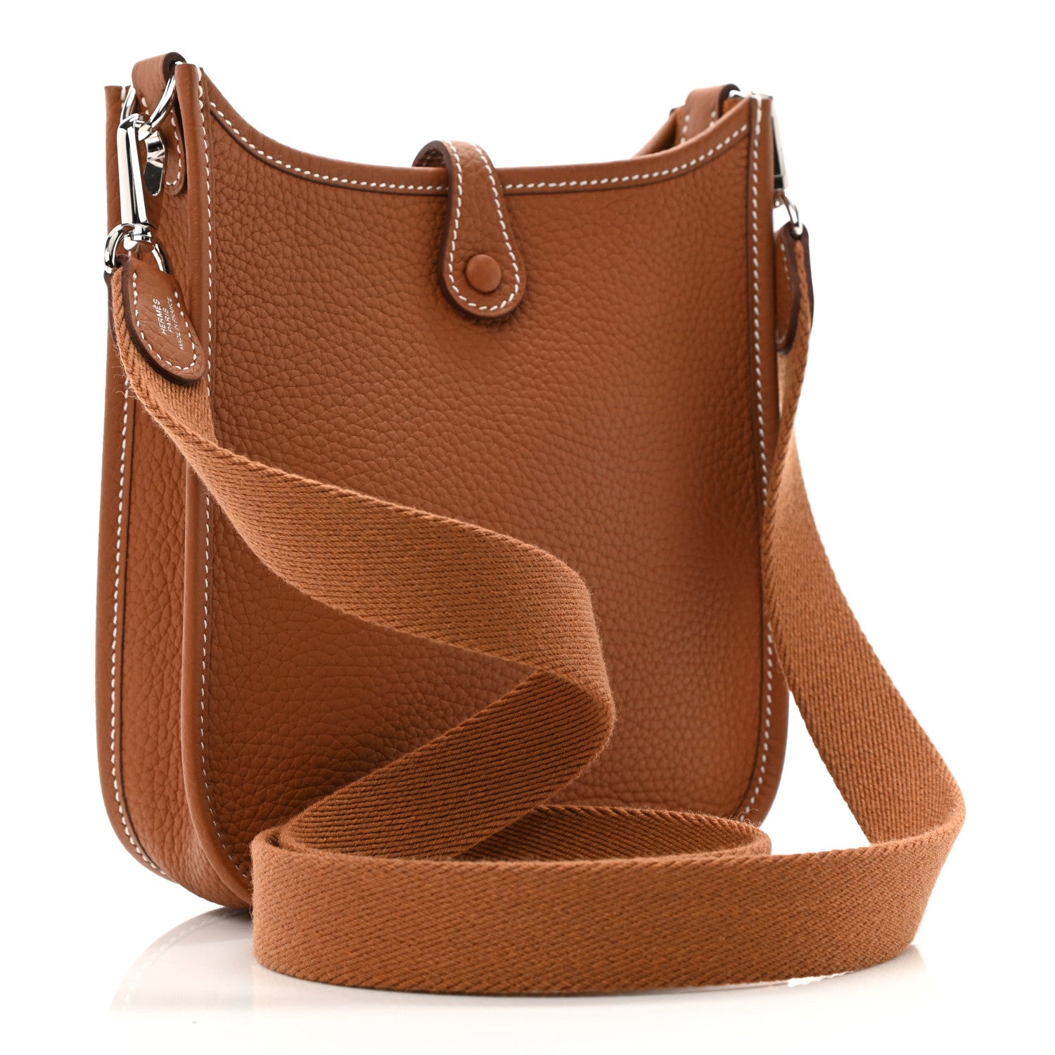 Hermes Taurillon Clemence Evelyne TPM Gold 3 of 11