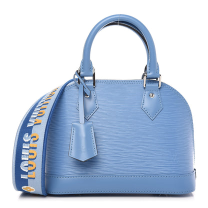 Louis Vuitton Epi Jacquard Alma BB Bleuet 1 of 10