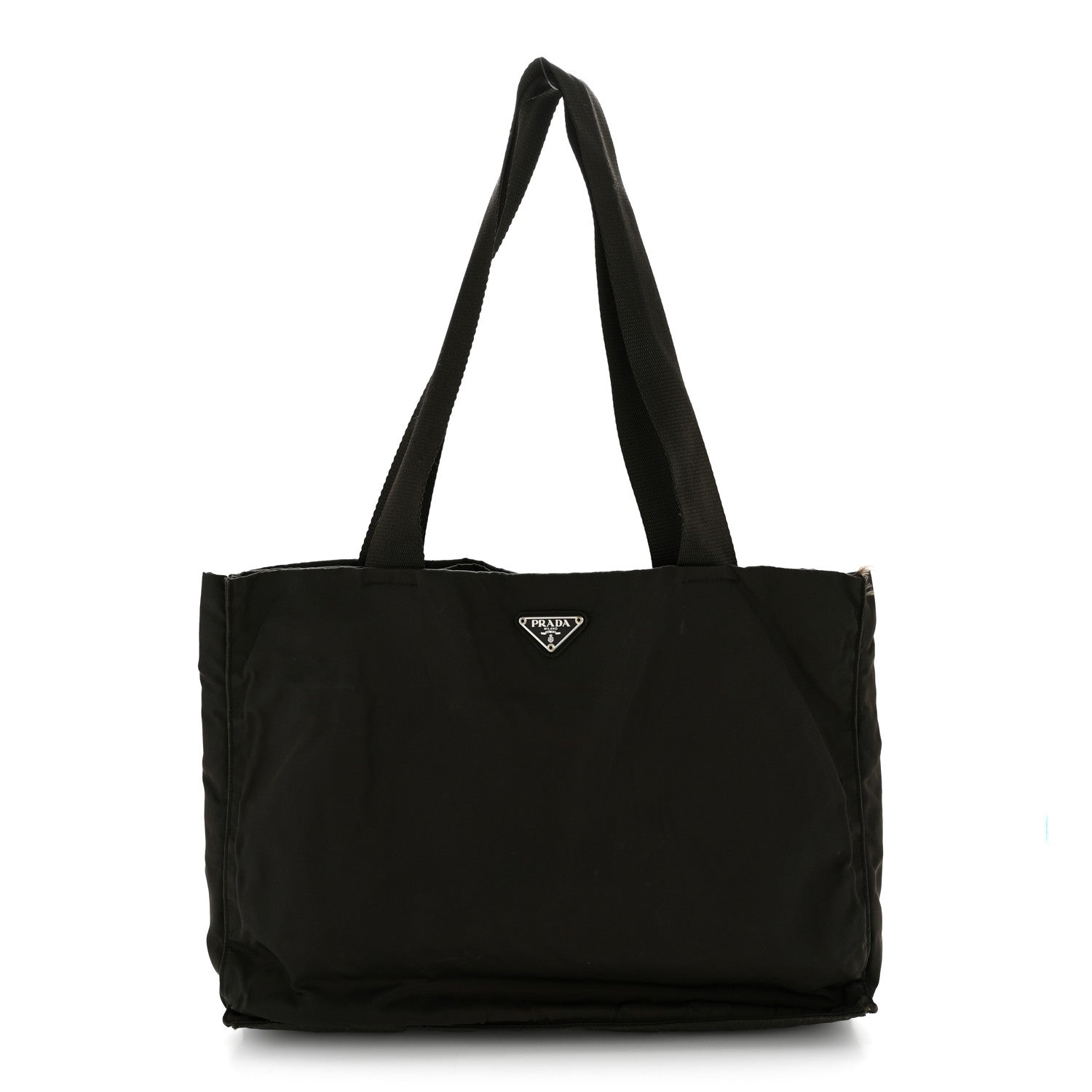 Prada Tessuto Nylon Shopping Tote Bruciato 1 of 14