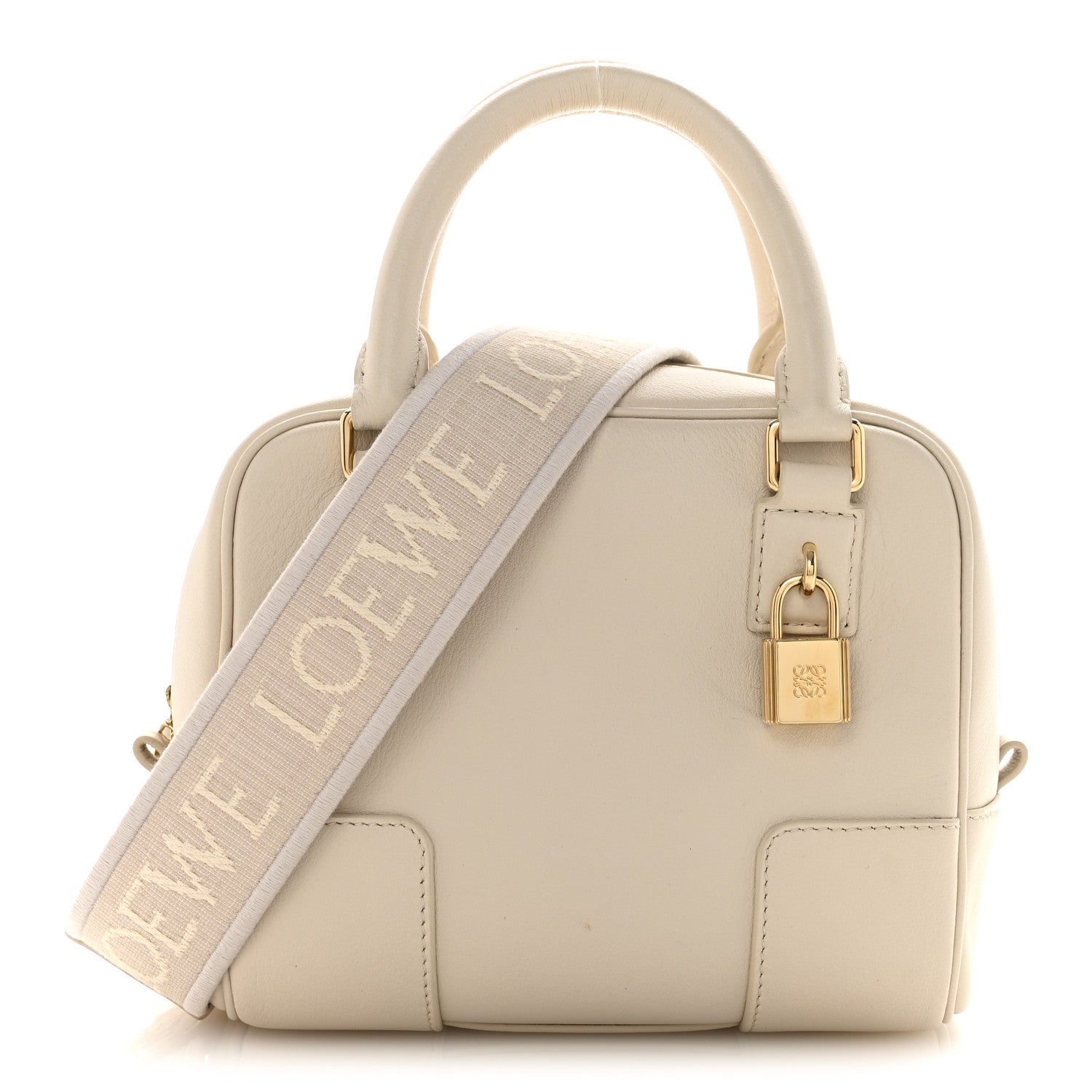 Loewe Nappa Calfskin Amazona 16 Square Bag Angora 1 of 12