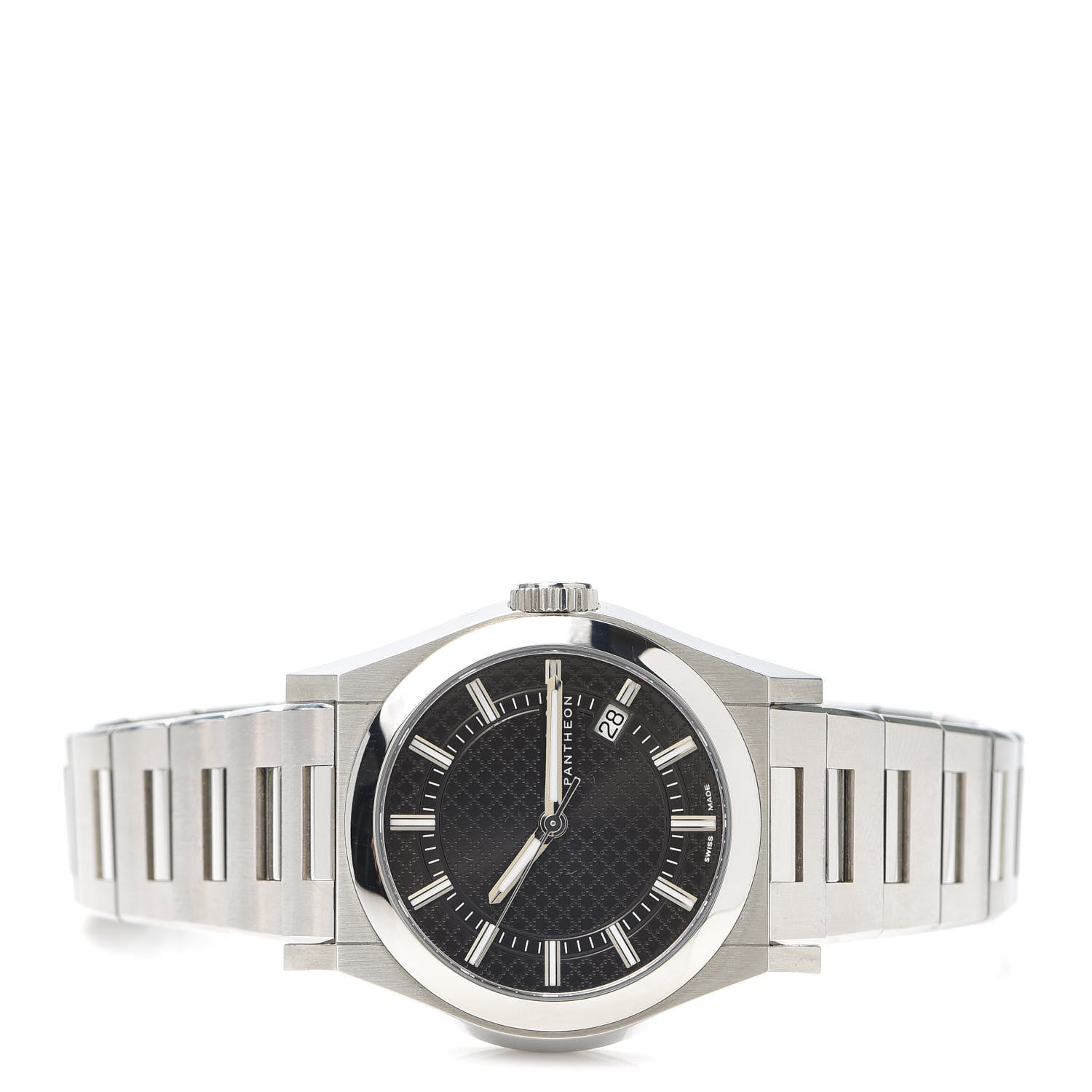 Gucci Stainless Steel 36mm Pantheon Quartz Watch Black 2 of 6