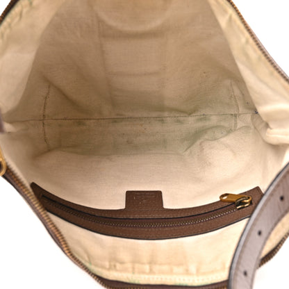 Gucci GG Supreme Monogram Web Small Ophidia Half Moon Hobo Brown 5 of 13