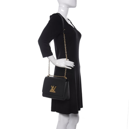 Louis Vuitton Epi Twist Shoulder Bag MM Black 2 of 11