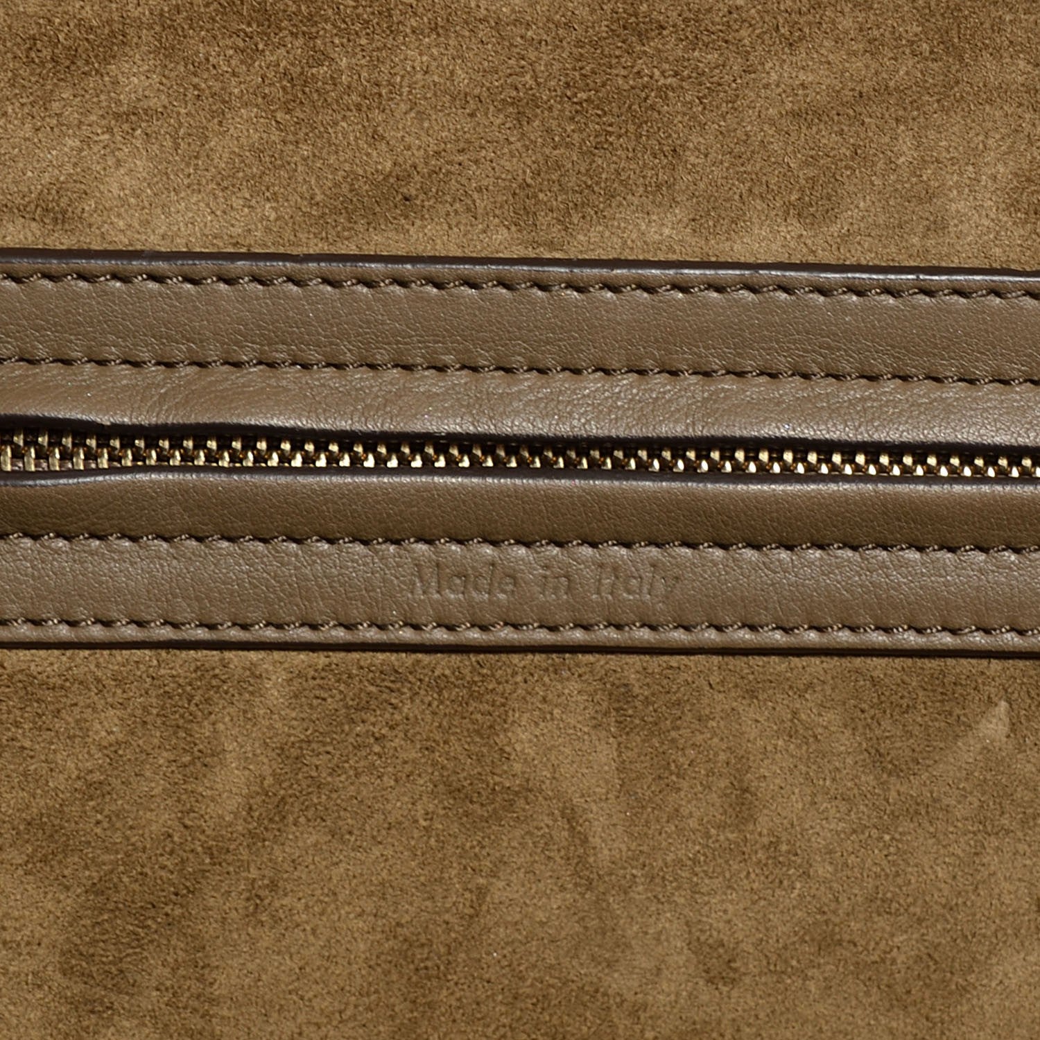 Celine Supple Calfskin Medium Phantom Luggage Khaki 6 of 9