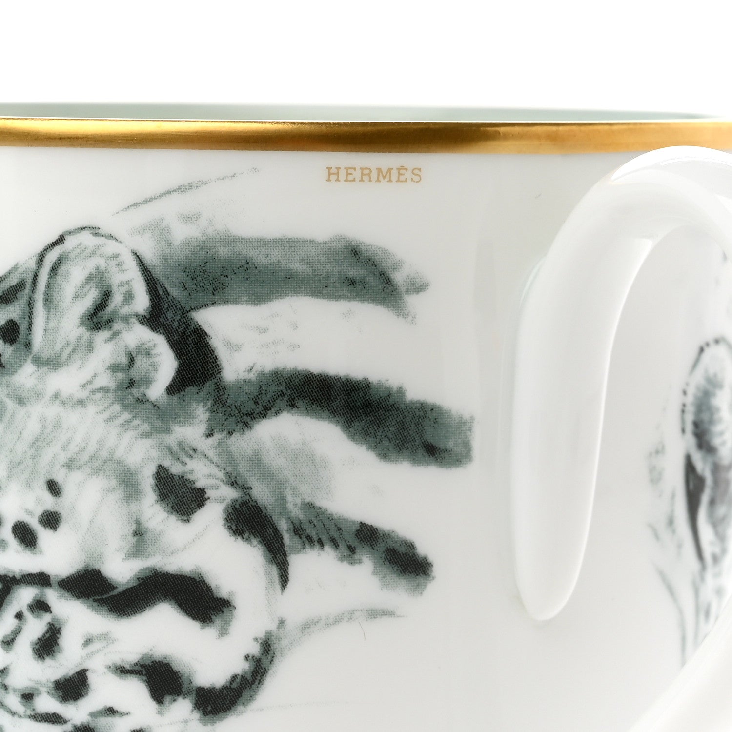 Hermes Porcelain Carnets d'Equateur Mug 6 of 7