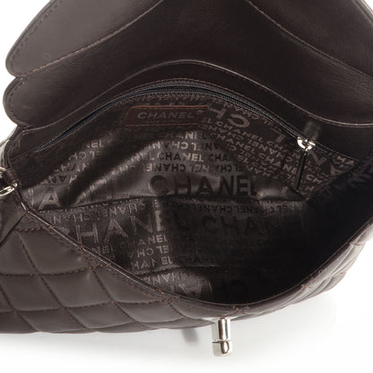 Chanel Lambskin Quilted Shoulder Bag Brown 5 of 8