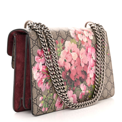 Gucci GG Supreme Monogram Blooms Small Dionysus Shoulder Bag Beige Multicolor Dry Rose 3 of 11