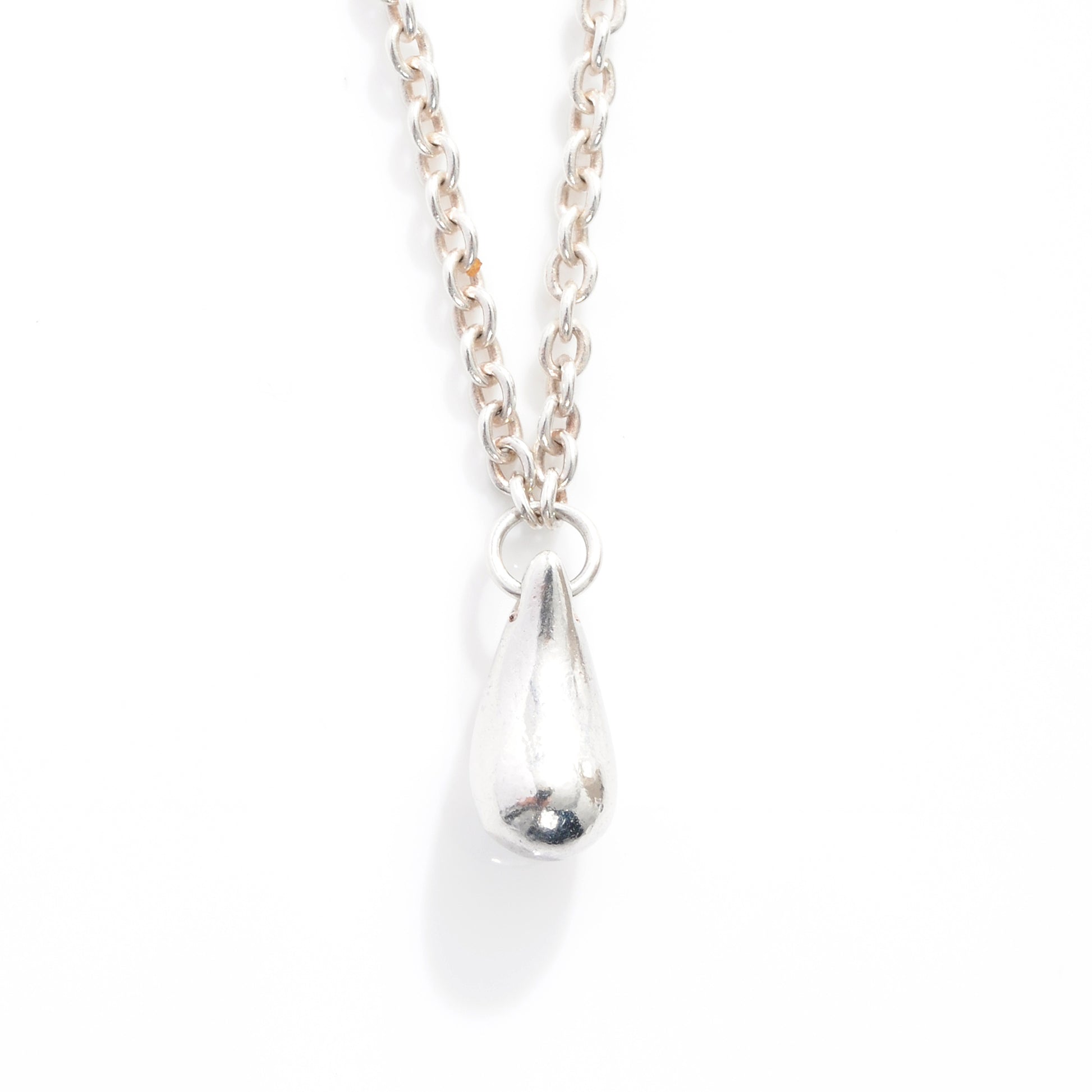 Tiffany Sterling Silver Elsa Peretti Teardrops Necklace 6 of 6
