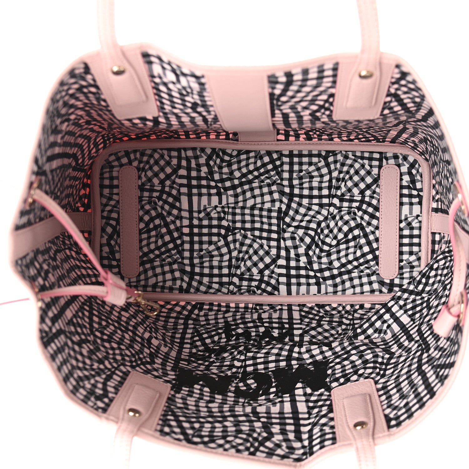 MCM Visetos Medium Liz Reversible Shopper Tote Powder Pink 8 of 12