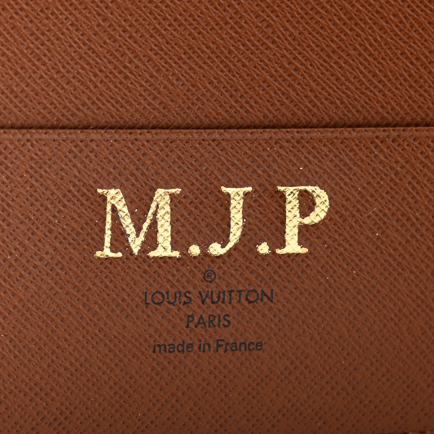 Monogram Large Ring Agenda Cover