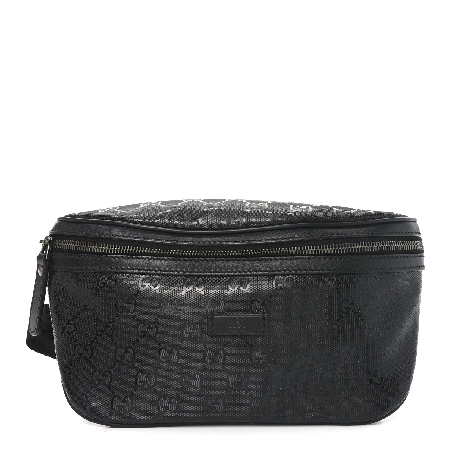 Gucci Imprime Monogram Belt Bag Black 1 of 10
