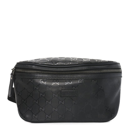 Gucci Imprime Monogram Belt Bag Black 1 of 10