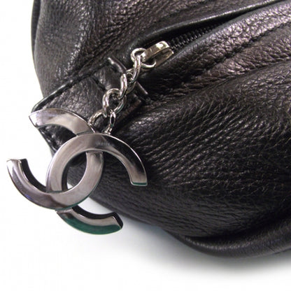 Chanel Leather Quilted Bowler Black 10 of 10