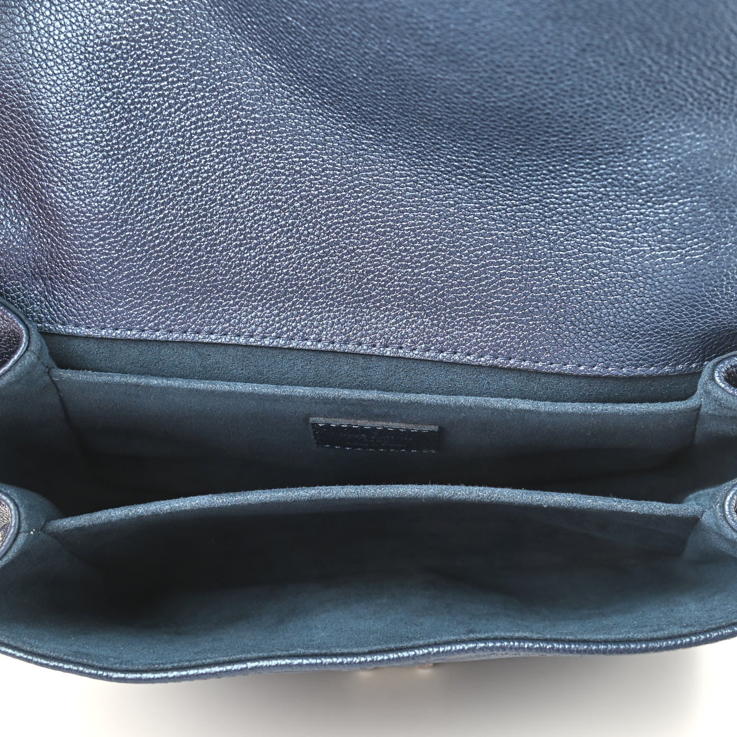 Louis Vuitton Metallic Empreinte Monogram Giant Pochette Metis Navy Nacre 5 of 8