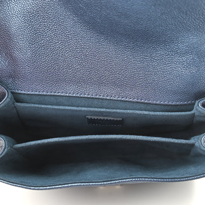 Louis Vuitton Metallic Empreinte Monogram Giant Pochette Metis Navy Nacre 5 of 8