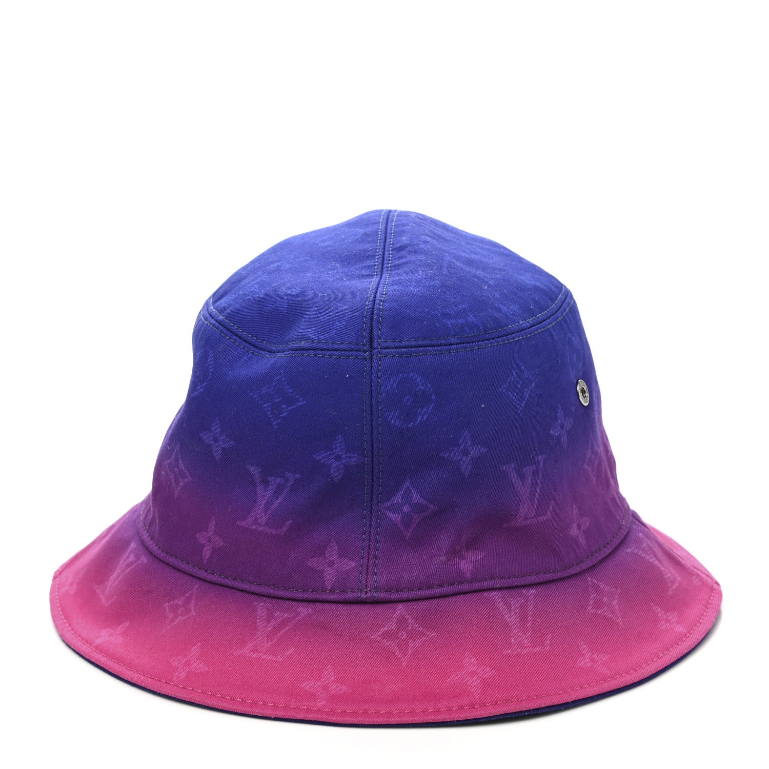 Louis Vuitton Monogram Illusion Reversible Bucket Hat M Pink Purple 9 of 13