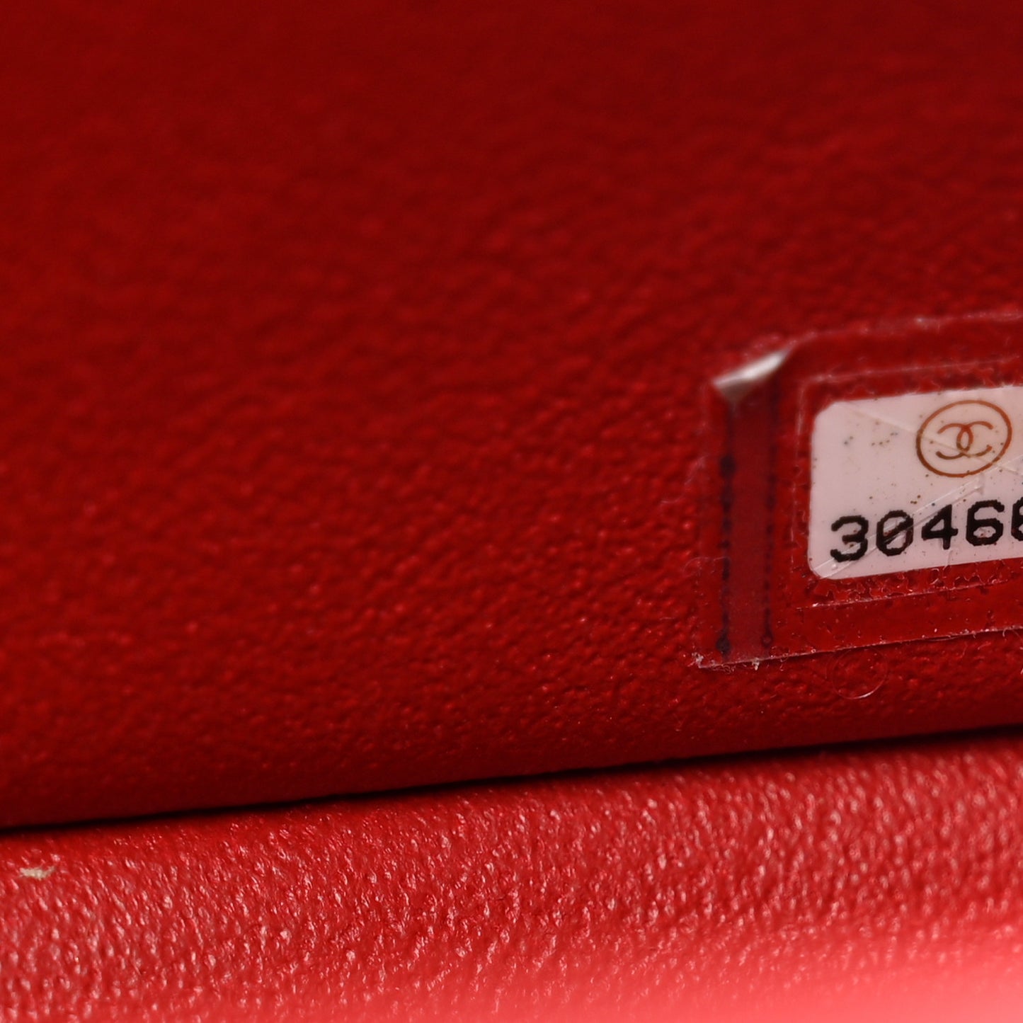 Lambskin Quilted Mini Rectangular Flap Red