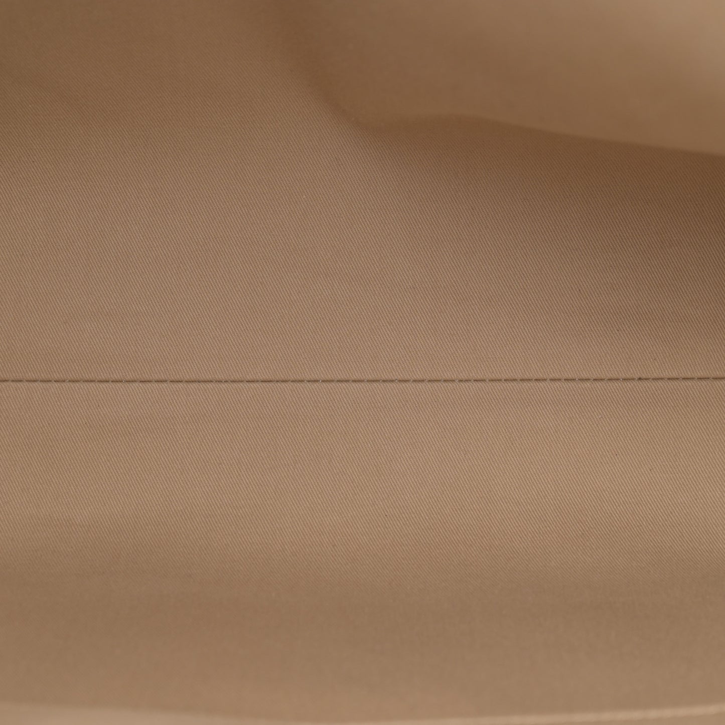 Linen Calfskin Large Woody Ribbon Tote White Brown