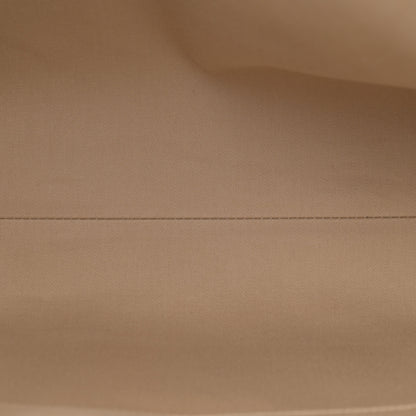 Chloe Linen Calfskin Large Woody Ribbon Tote White Brown 5 of 13