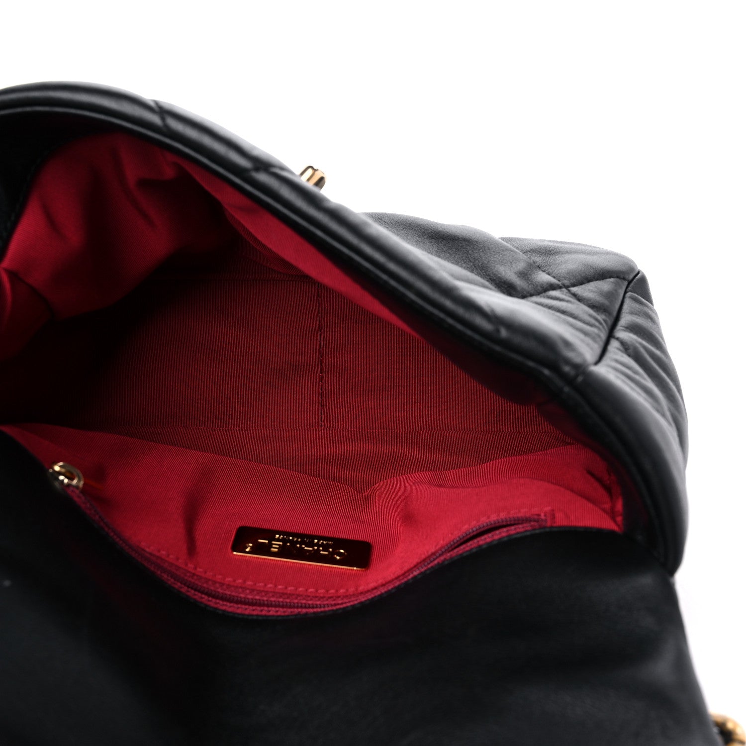Chanel Lambskin Quilted Medium Chanel 19 Flap Black 5 of 11