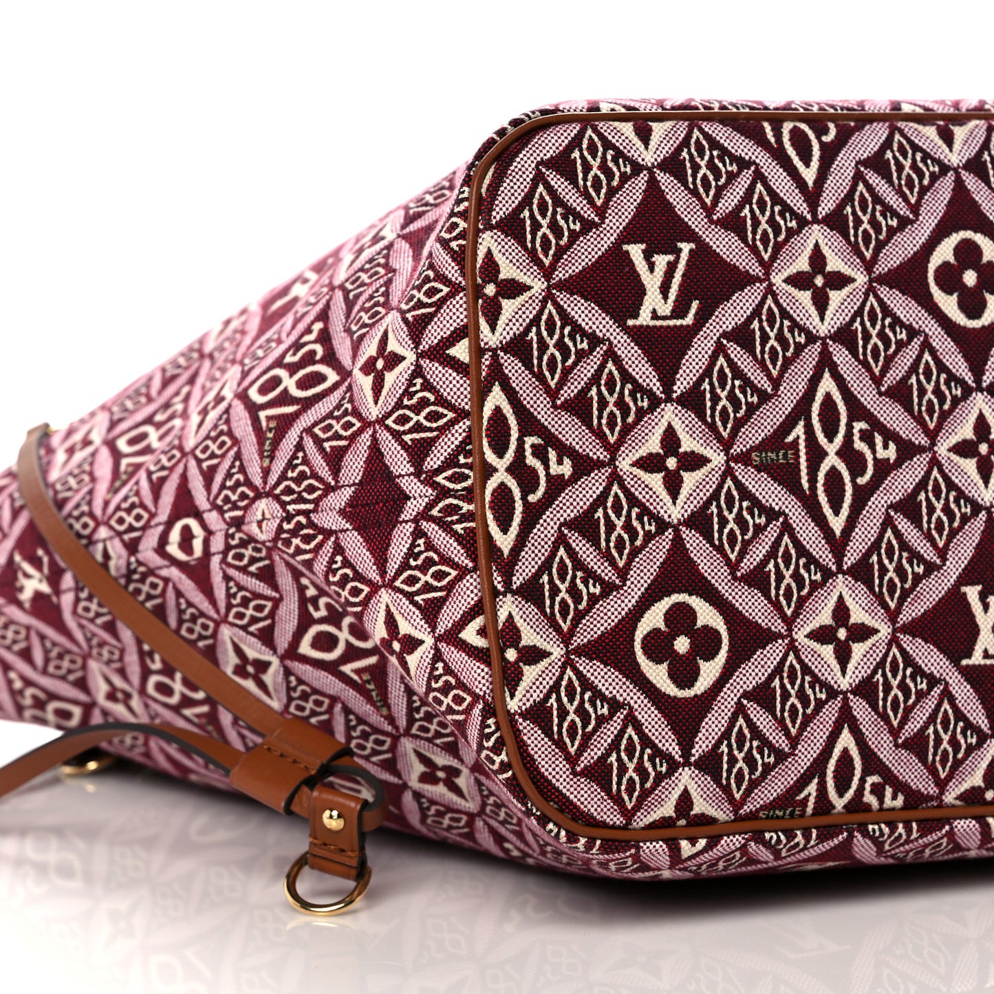 Jacquard Since 1854 Neverfull MM Bordeaux