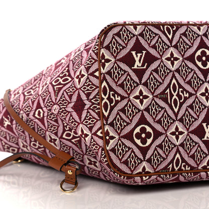 Louis Vuitton Jacquard Since 1854 Neverfull MM Bordeaux 8 of 9