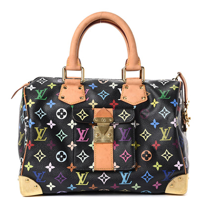 Louis Vuitton Monogram Multicolor Speedy 30 Black 1 of 20