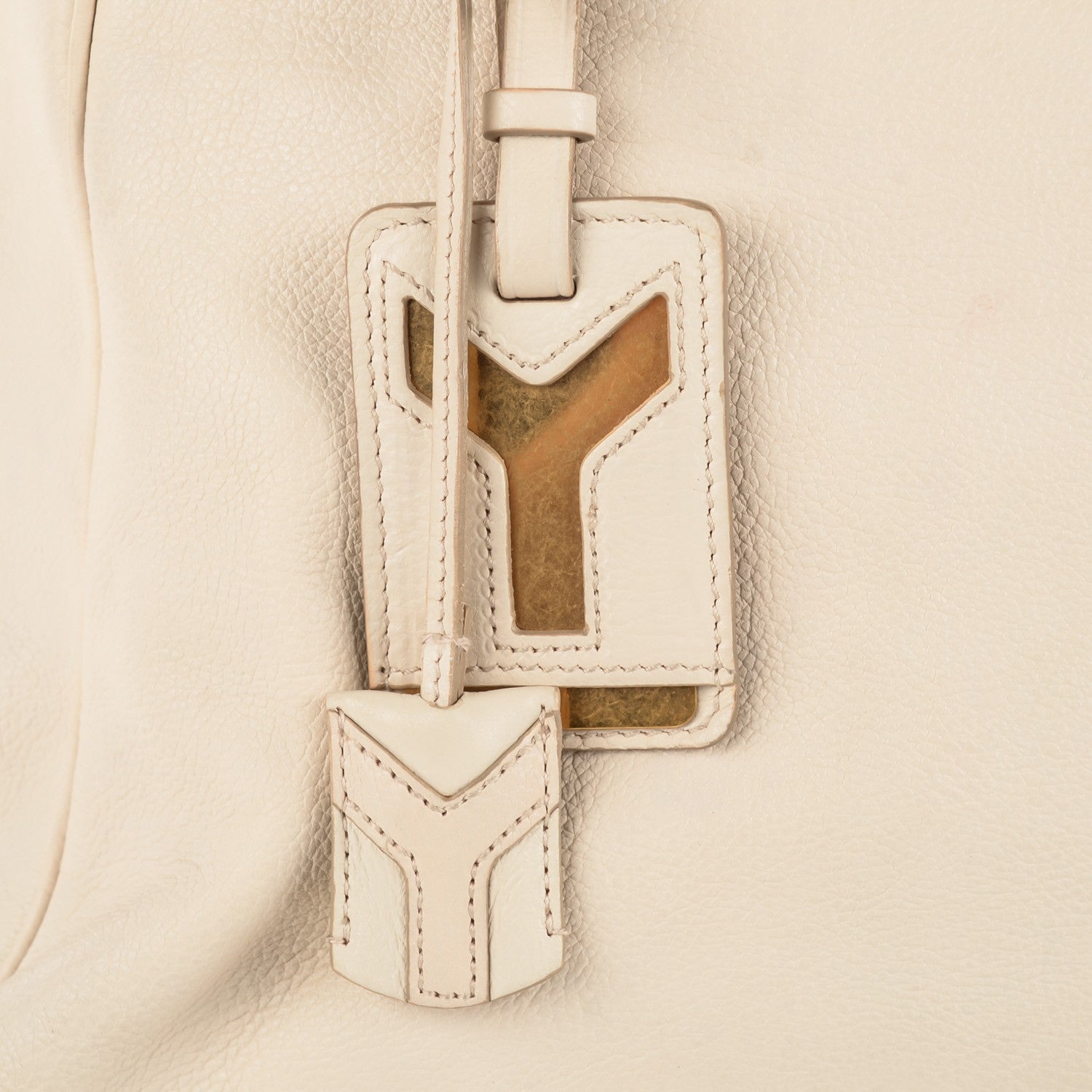 Saint Laurent Calfskin Large Majorelle White 6 of 10