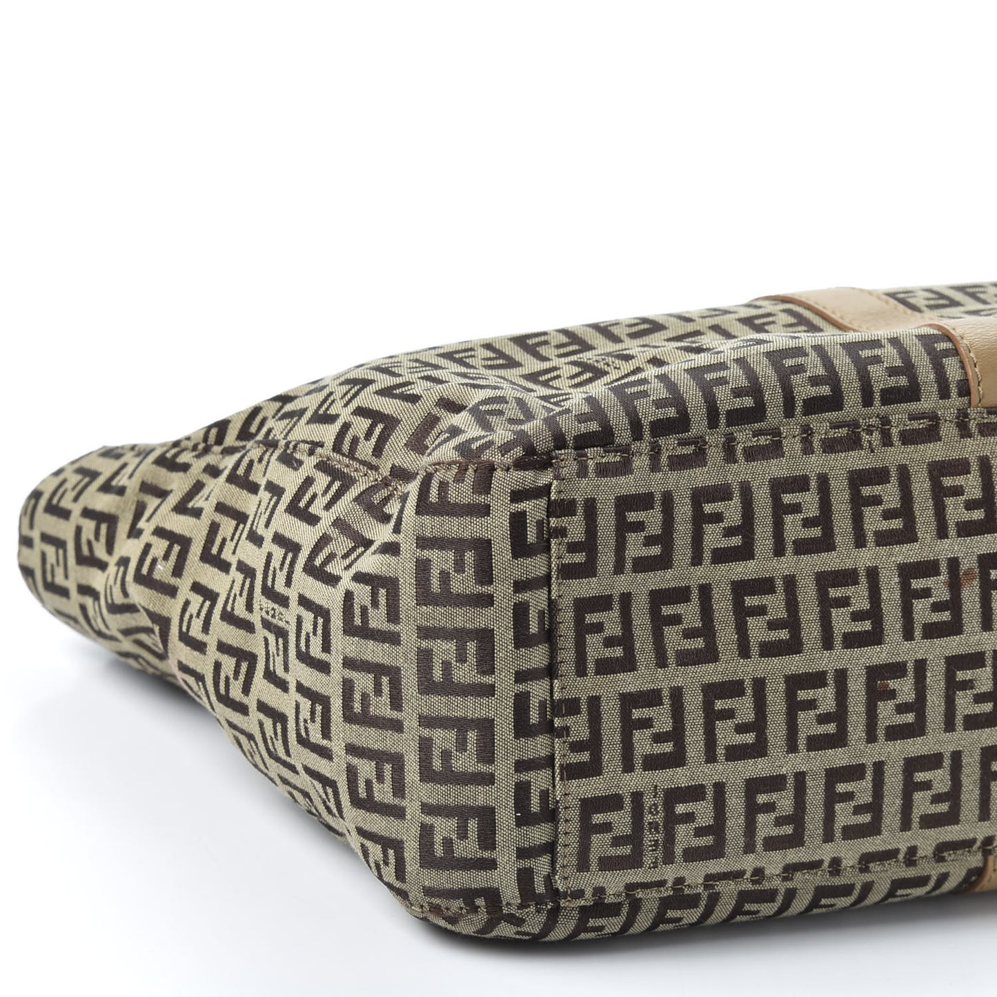 Zucchino Vitello Tote Mogano Panna