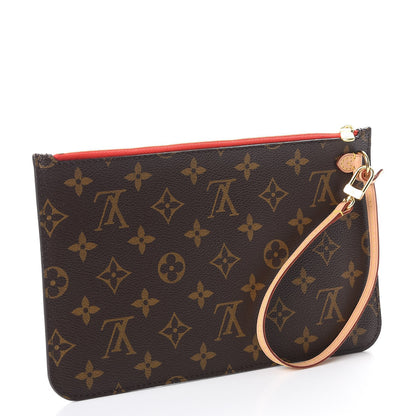 Louis Vuitton Monogram Neverfull MM GM Pochette Cherry 3 of 7