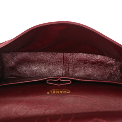Chanel Metallic Aged Calfskin Quilted 2.55 Reissue 227 Flap Dark Red 5 of 17