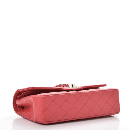 Chanel Caviar Quilted Medium Double Flap Dark Pink 5 of 9