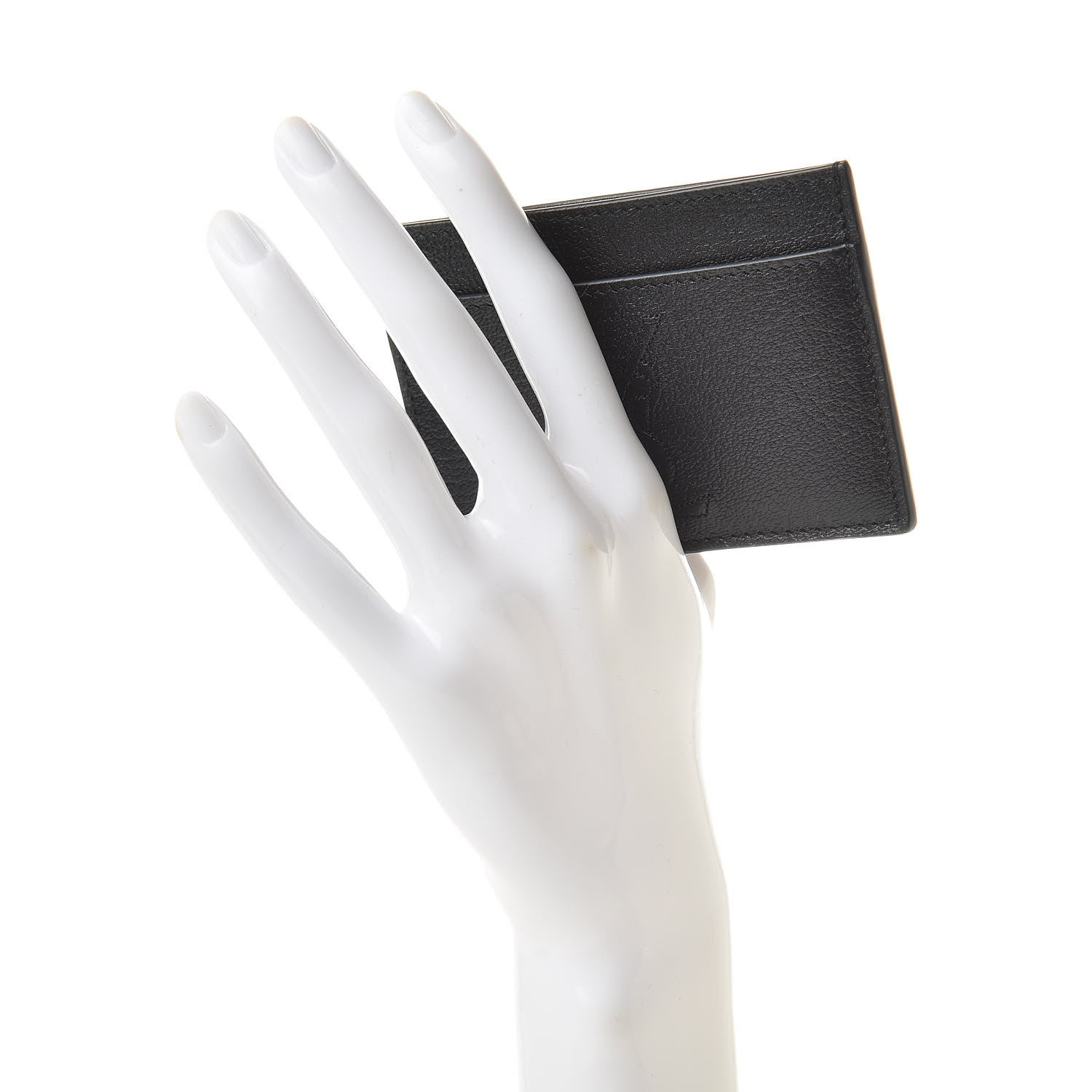 Saint Laurent Textured Calfskin Belle De Jour Card Case Black 2 of 8