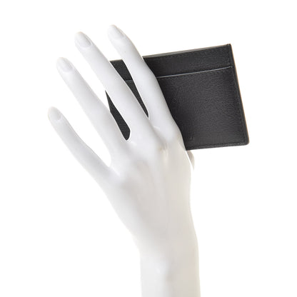Saint Laurent Textured Calfskin Belle De Jour Card Case Black 2 of 8