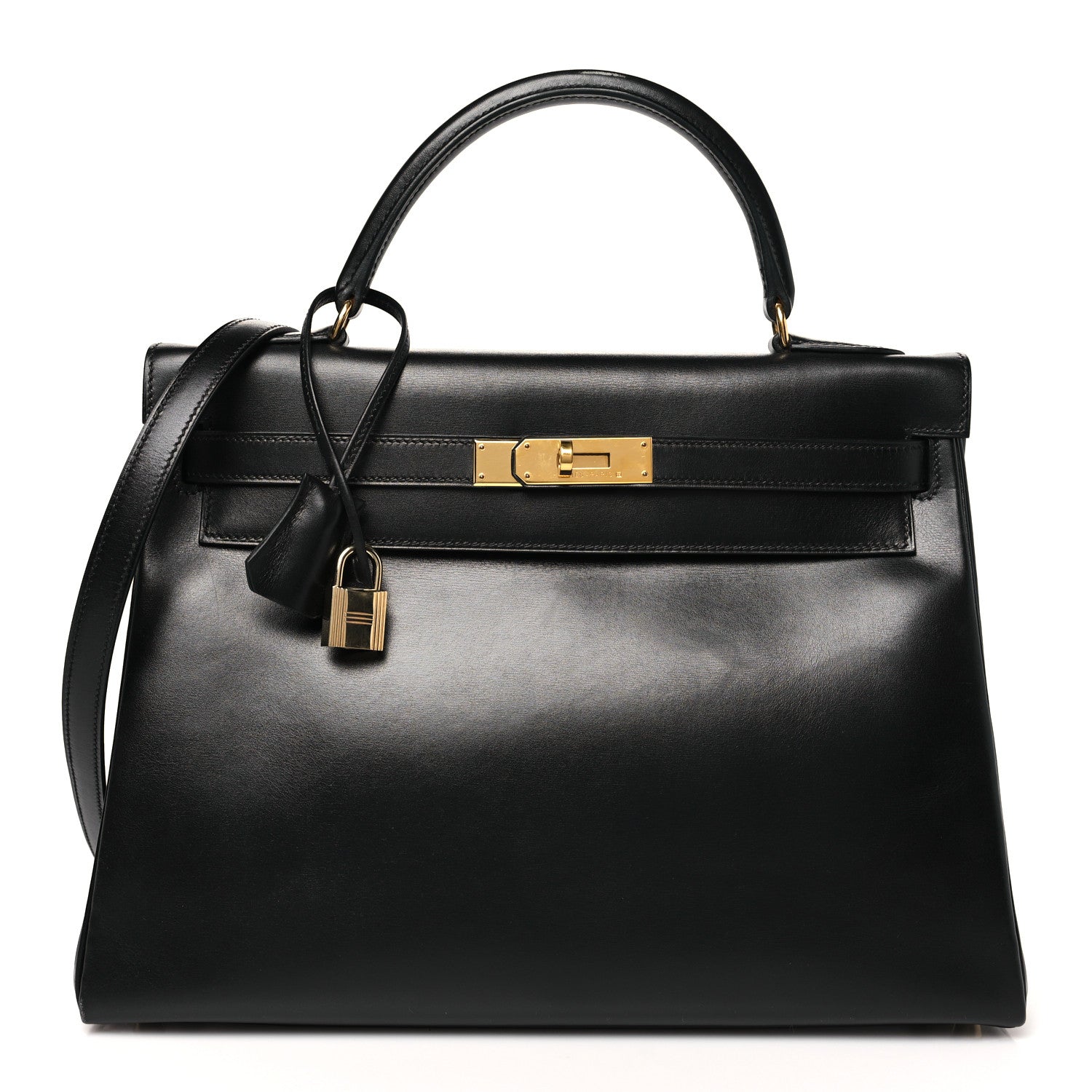 Hermes Box Kelly Retourne 32 Black Black 1 of 12