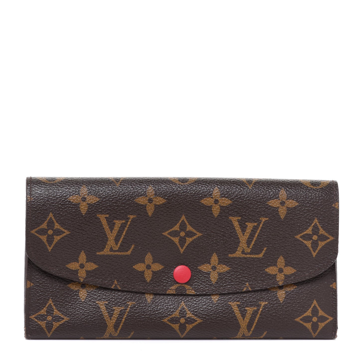 Monogram Emilie Wallet Rouge