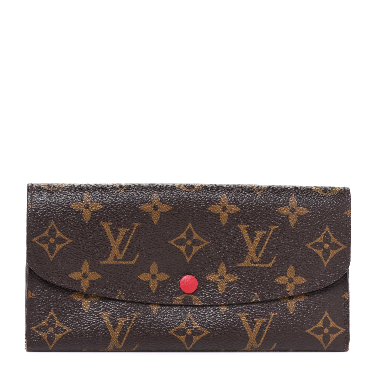 Louis Vuitton Monogram Emilie Wallet Rouge 1 of 10