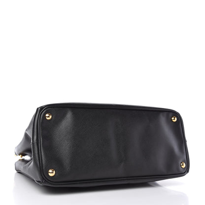 Prada Saffiano Lux Extra Large Galleria Double Zip Tote Black 4 of 10