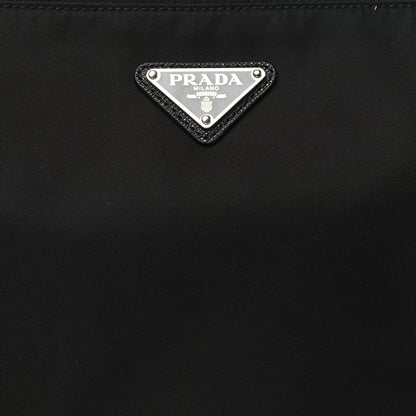 Prada Tessuto Nylon Saffiano Wristlet Black 8 of 10