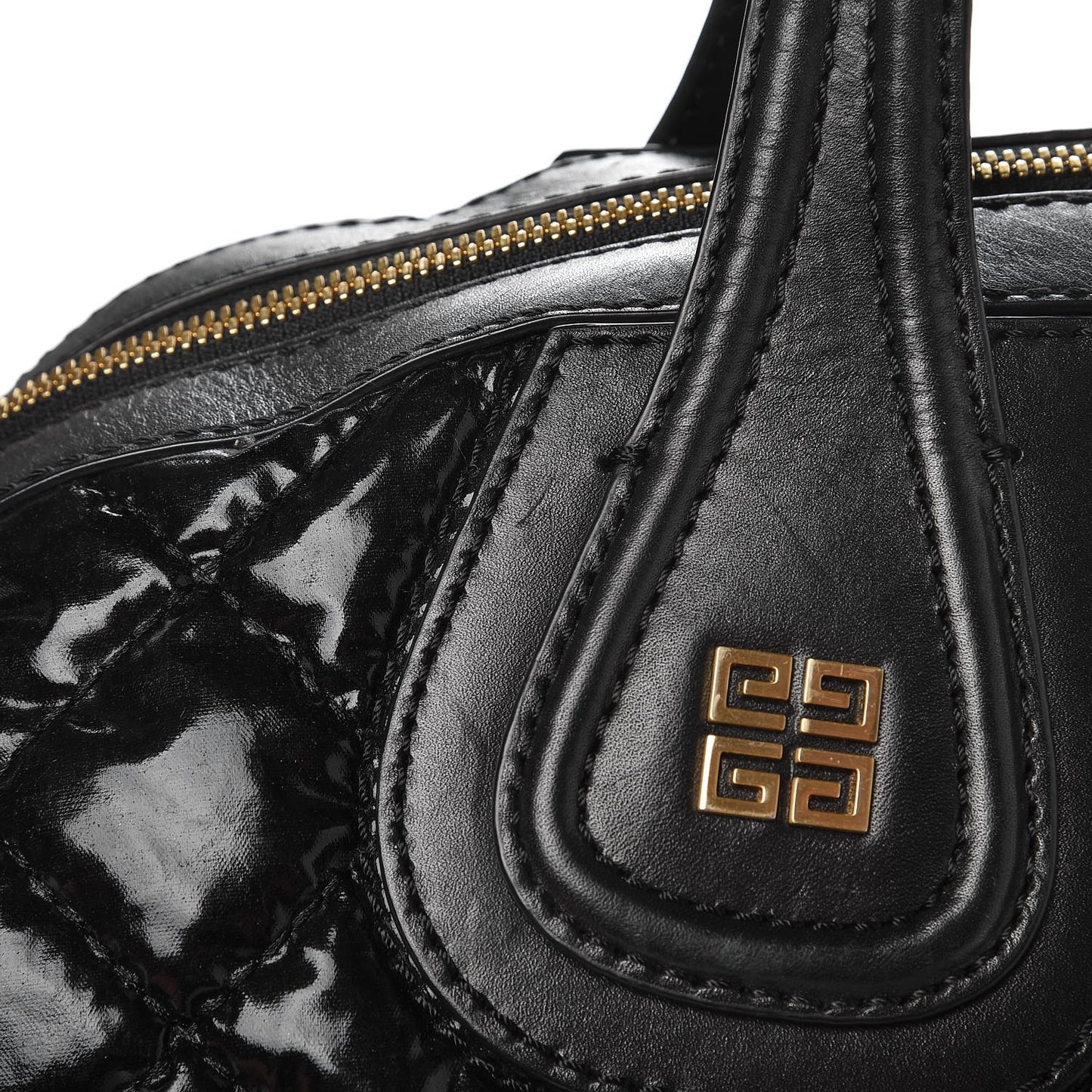 Patent Quilted Medium Nightingale Black