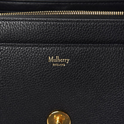 Mulberry Small Classic Grain Calfskin Medium Darley Black 6 of 8