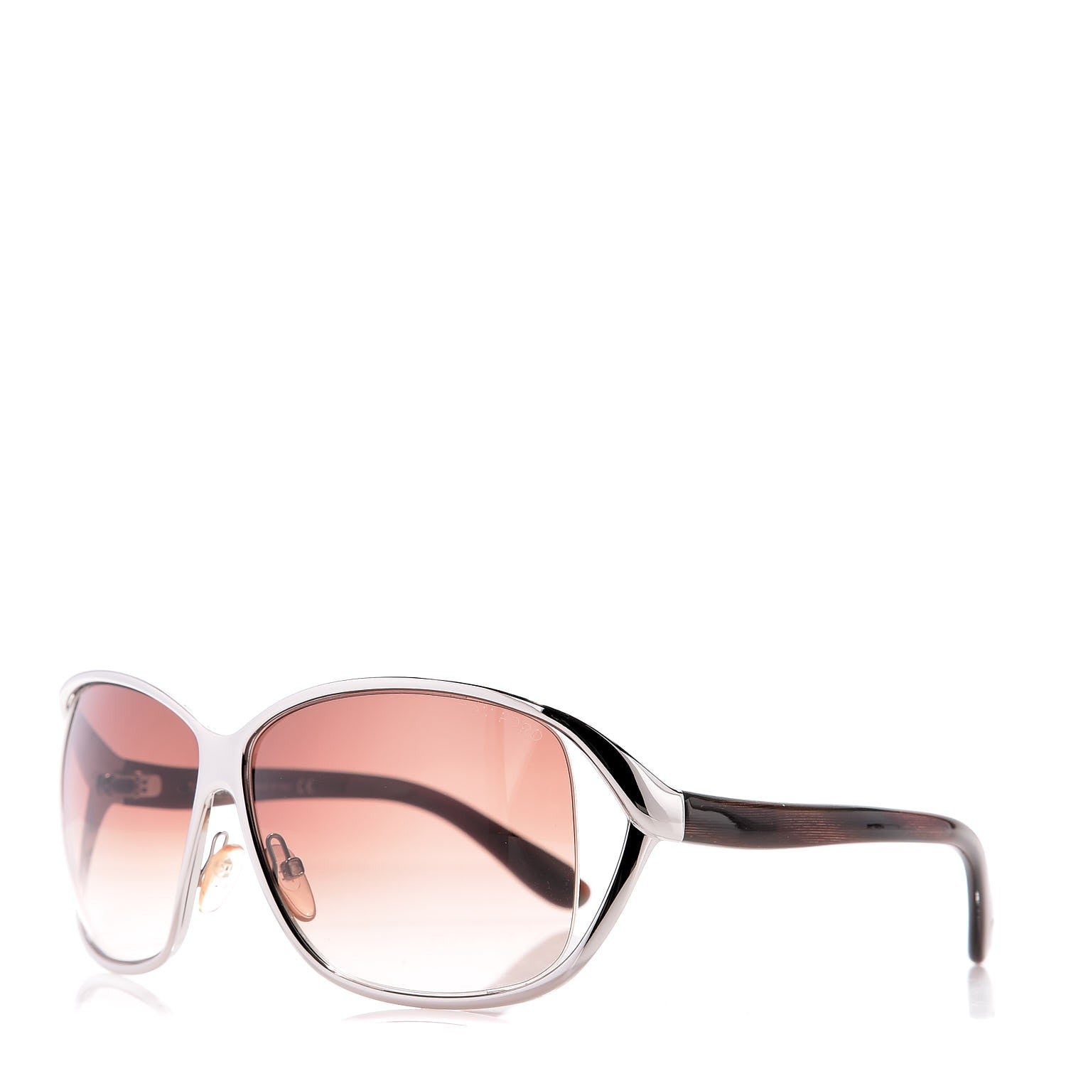 Tom Ford Nicolette Oversized Sunglasses TF88 Brown 1 of 8