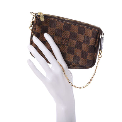 Louis Vuitton Damier Ebene Mini Pochette Accessories 2 of 7