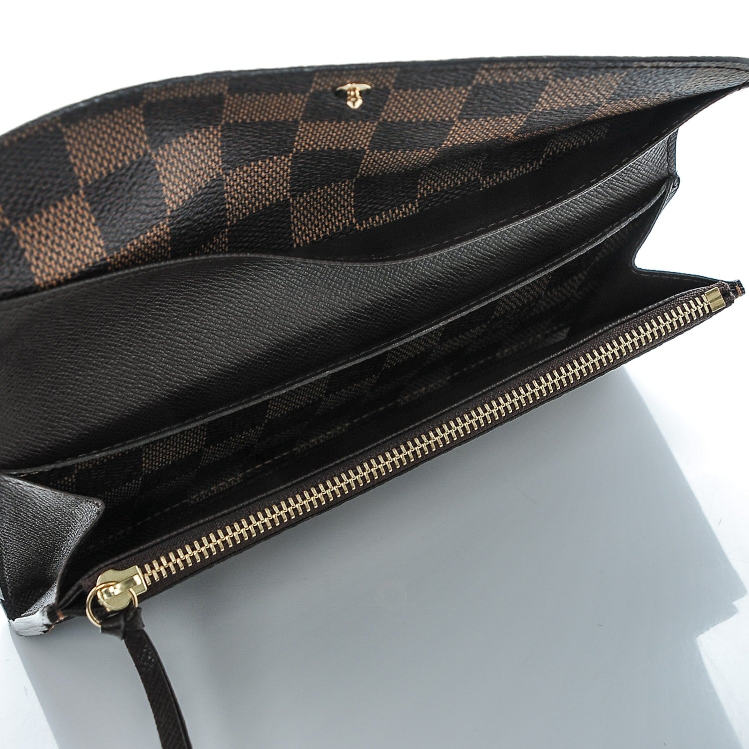 Louis Vuitton Damier Ebene Emilie Wallet 6 of 6